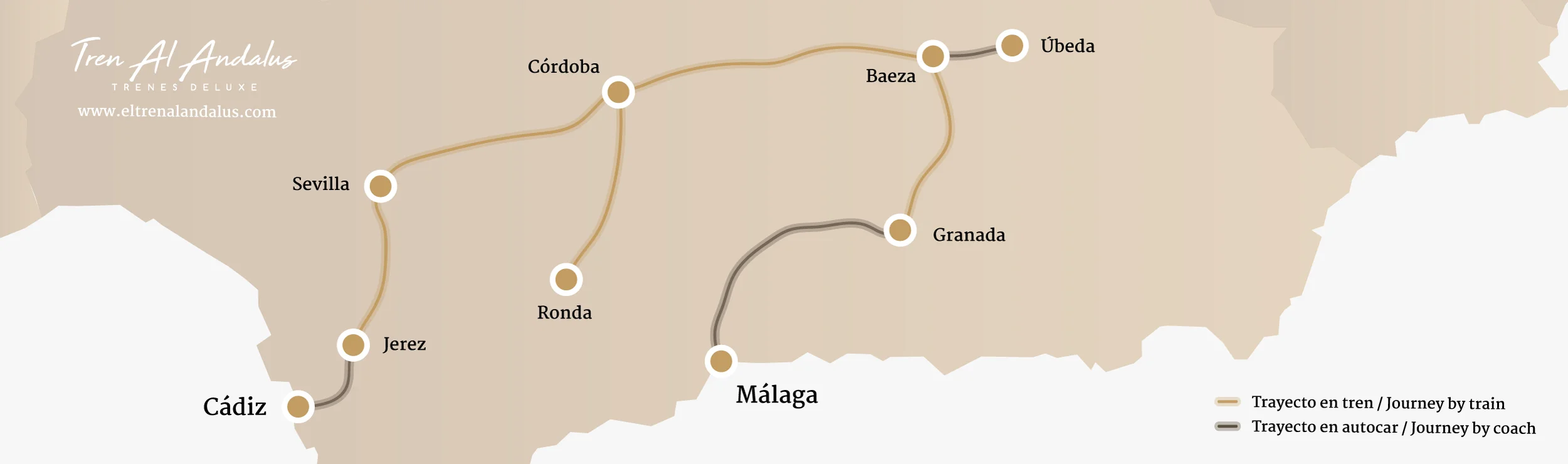 Mapa Tren Al-Andalus
